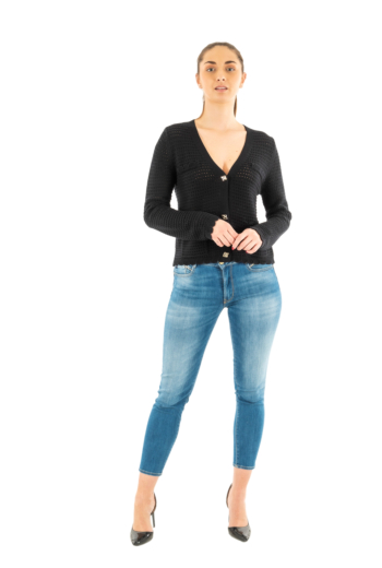 Gilets cardigans morgan 251-mclip noir