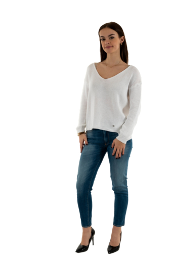 Pull leger please m4977 1100 bianco