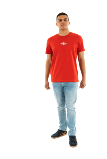 Tee shirt calvin klein jeans monologo xni deep magma