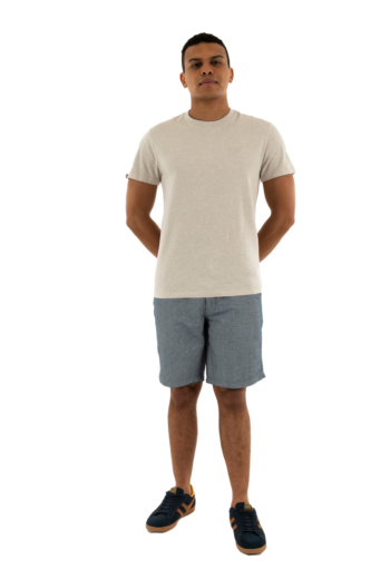 Tee shirt superdry m1011245a 8zu oat cream marl
