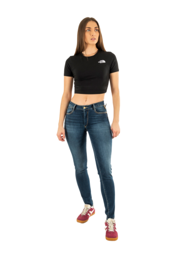 Tee shirt the north face s/s essential cropped slim jk3 tnf black