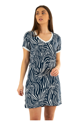 Robe sun valley tieli 6420 bleu marine