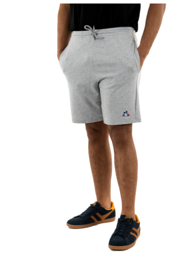 Shorts bermudas le coq sportif ess n°2 m gris chiné clair