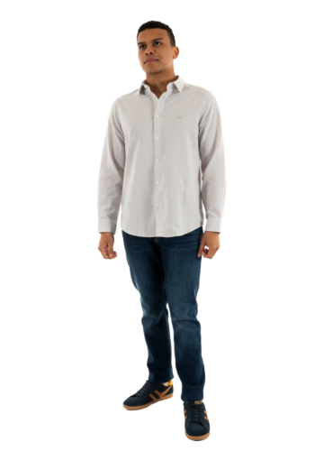 Chemise armani exchange xm000429 m6062 roasted cashew/off w