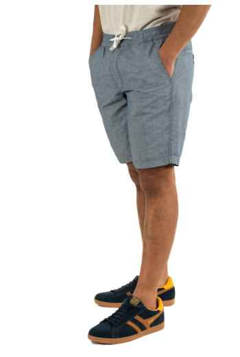 Shorts bermudas superdry merchant linen jkc navy stripe