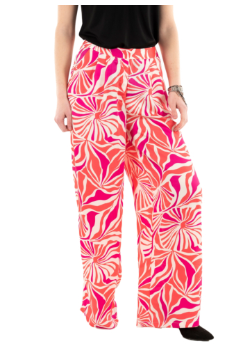 Pantalons only paula camellia rose spinning leaf