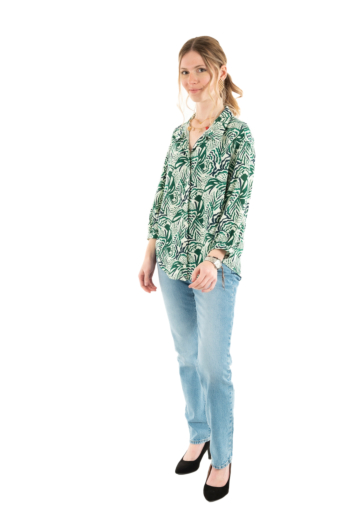 Chemisier lola espeleta ch030s25 441 jungle