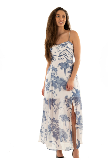 Robe guess jeans w5gk0l p7wq dreaming lilies prin