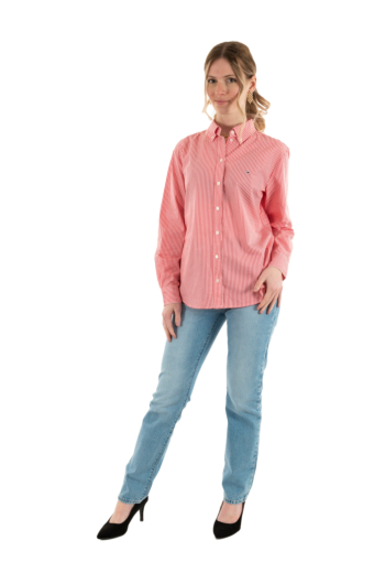 Chemisier tommy jeans reg pinstripe po 0d4 amour / stripe