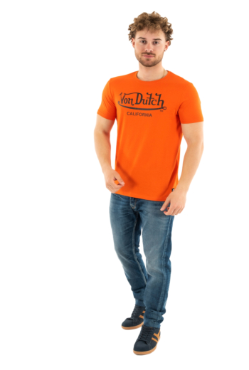 Tee shirt von dutch firstone on orange