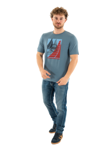 Tee shirt helly hansen hp race graphic 601 washed navy
