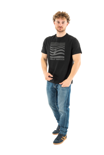 Tee shirt helly hansen shoreline 990 black