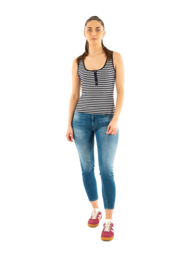 Debardeurs morgan dbianca offwhite/marine