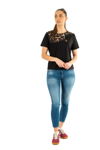 Tee shirt morgan 251-dune noir