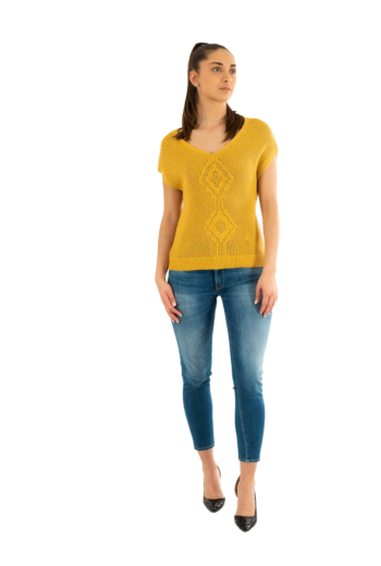Pull leger morgan 251-mouni safran