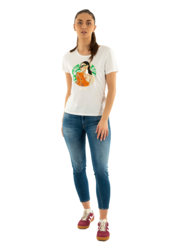 Tee shirt morgan 251-dpinup off white