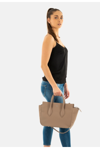 Sacs à main lacoste nf4923dz n81 taupe