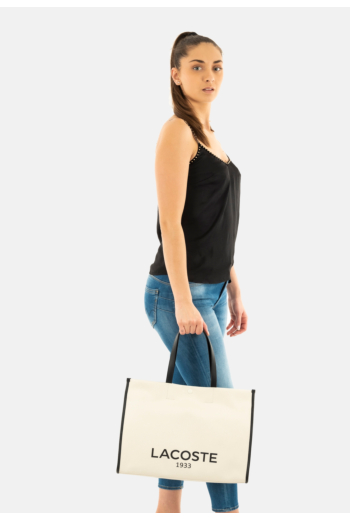 Sacs à main lacoste nu4342td q21 natural noir