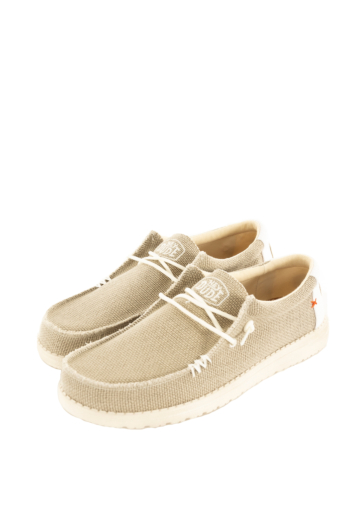 Chaussures bateau hey dude wally braided 1lb off white