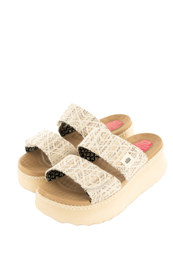 Sandales - nu-pieds hey dude delray slide surf baja 2ug tan/multi