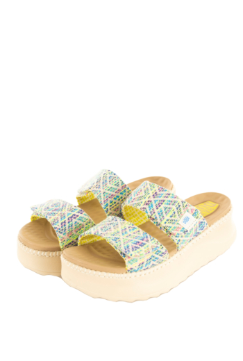 Sandales - nu-pieds hey dude delray slide surf baja 4ny blue multi