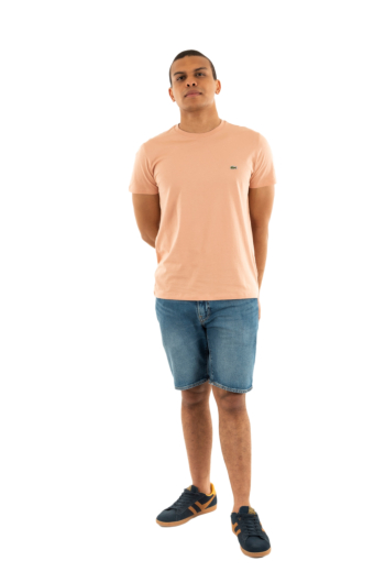 Tee shirt lacoste th6709 zih latte