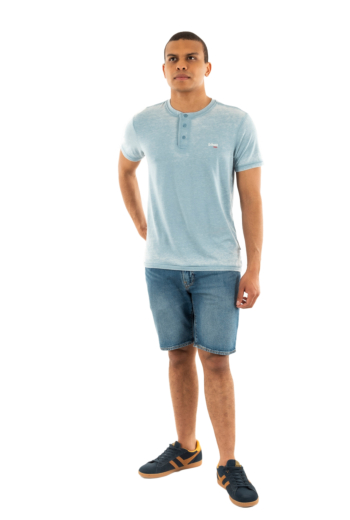Tee shirt schott strike2 azur