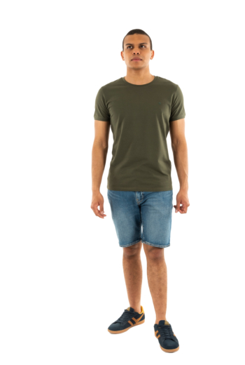 Tee shirt Benson & Cherry twist kaki