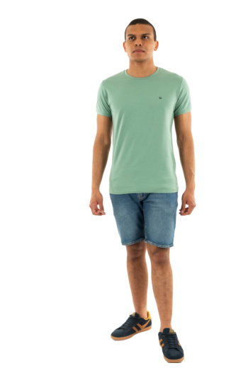 Tee shirt Benson & Cherry twist vert d'eau
