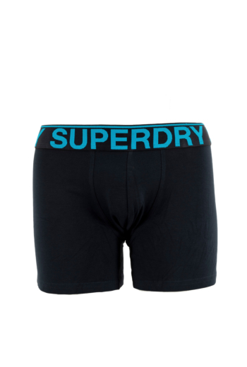 Calecons et slips superdry boxer triple pack czr navy/blue stripe/navy feeder