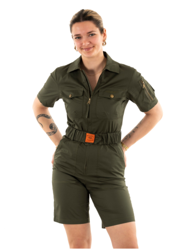 Combinaisons bombers original shorty kaki