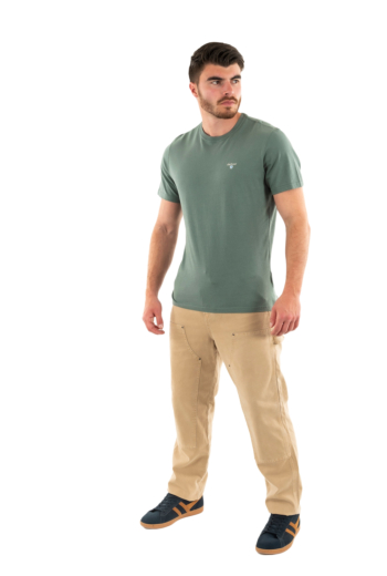 Tee shirt barbour tartan sports te31 vintage teal/north shore