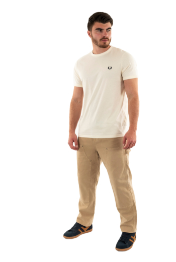 Tee shirt fred perry m3519 170 ecru