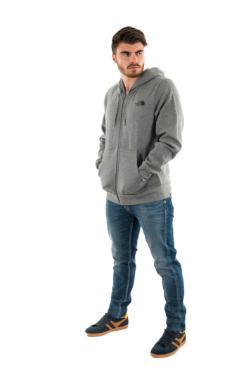 Sweat the north face simple dome full zip dyy tnfmediumgryhtr