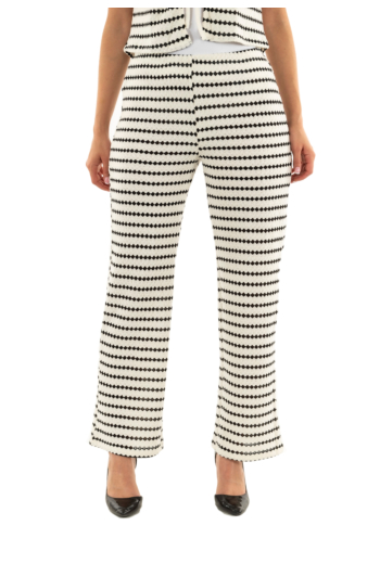 Pantalons only eva cloud dancer black