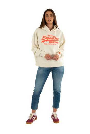 Sweat superdry vl neon relaxed 22c cream
