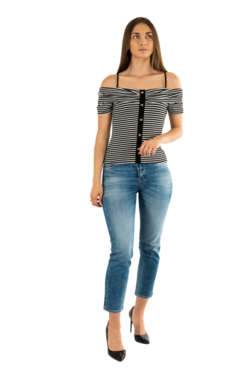 Tee shirt morgan 241-dropez ivoire