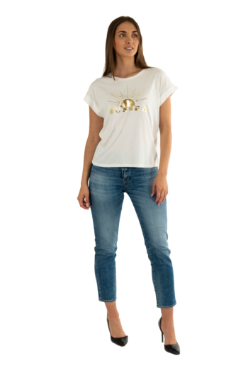 Tee shirt morgan 251-dsunset off white