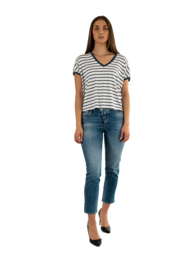 Tee shirt please t0jy 21360 bianco/blue