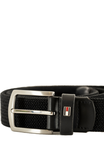 Ceinture tommy jeans denton elastic 3.5 bds black