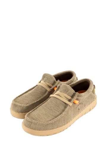 Chaussures bateau jeep samoa wallabee knit 036 khaki
