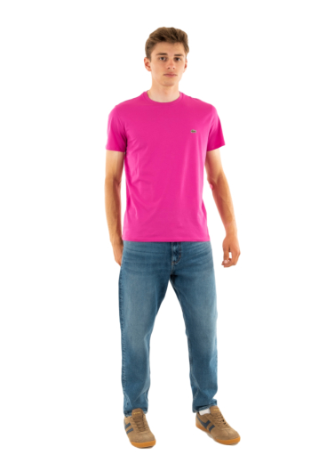 Tee shirt lacoste th6709 i1l malva
