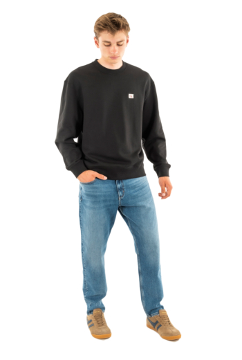 Sweat calvin klein jeans badge 350terry ub1 black