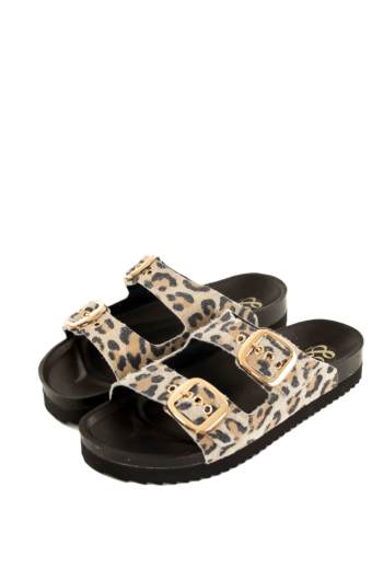 Sandales - nu-pieds &otherstep bosque leopardo/brandy