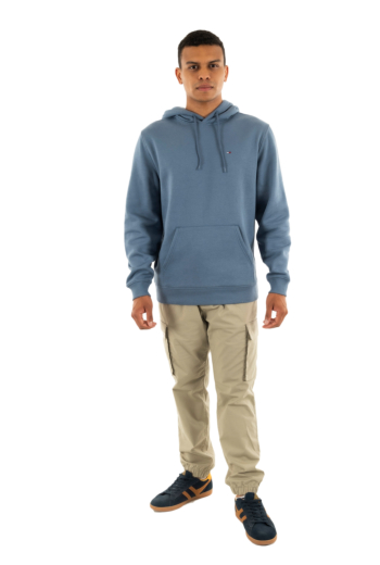 Sweat tommy jeans reg s flag po6 blue moment