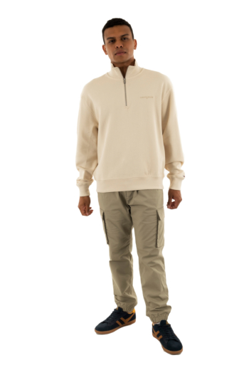 Sweat tommy jeans rlx waffle scrip ach desert sand dune