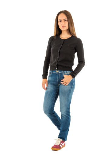 Gilets cardigans tommy jeans essential crew n bds black