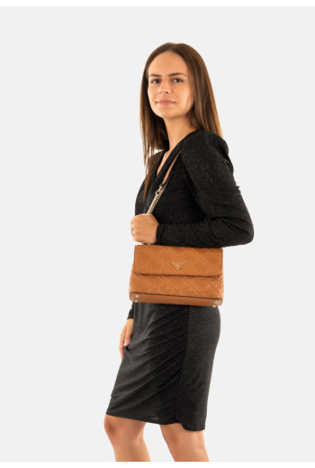 Sacs à main guess jeans adelasia cnvrtble xbody flap caramel