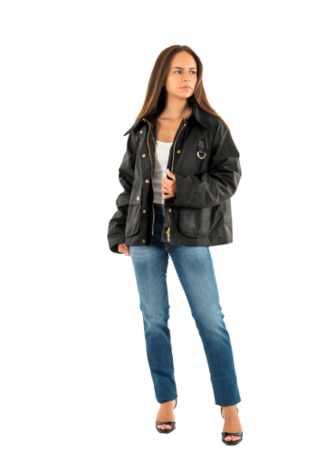 Blousons et vestes barbour reighton wax bk71 black/classic
