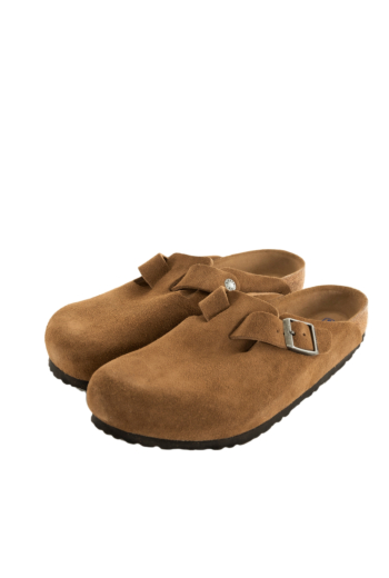 Sandales - nu-pieds birkenstock boston sfb leve regular dark tea tonal fb
